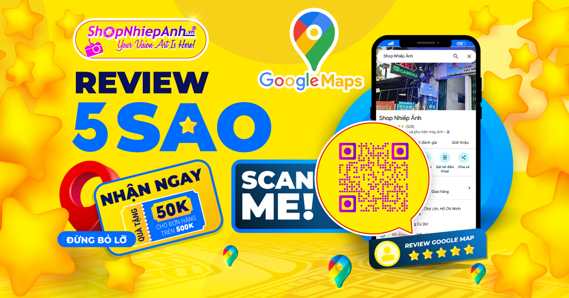 ĐÁNH GIÁ 5 SAO - NHẬN NGAY VOUCHER 50K TẠI SHOPNHIEPANH!