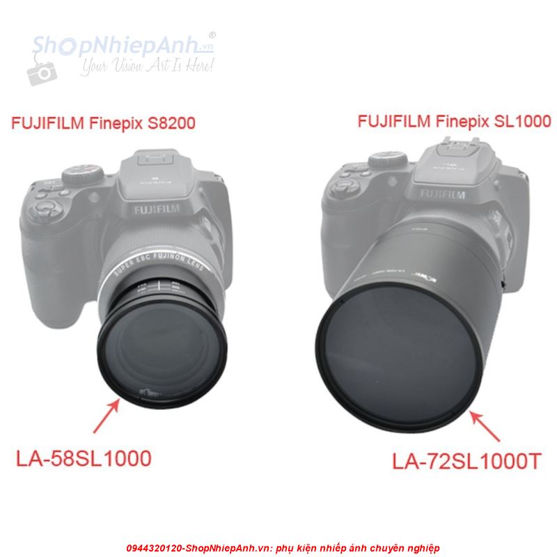 thumbnail Filter adapter for FUJIFILM S8200 S8300 S8400 S8500 S9200 SL1000 - 2