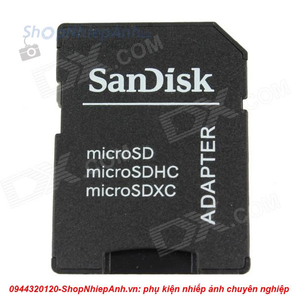 thumbnail Adapter Sandisk chuyển đổi thẻ Micro SD-SD - 0