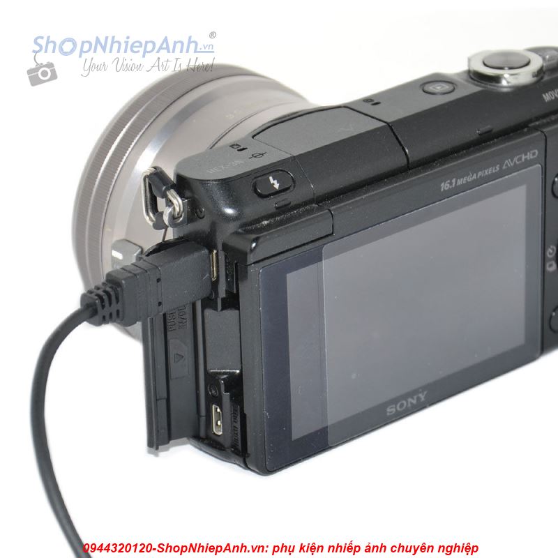 thumbnail Wired Remote-dây bấm mềm JJC phơi sáng for Sony A7, A7II,  A6000, RX100... - 0