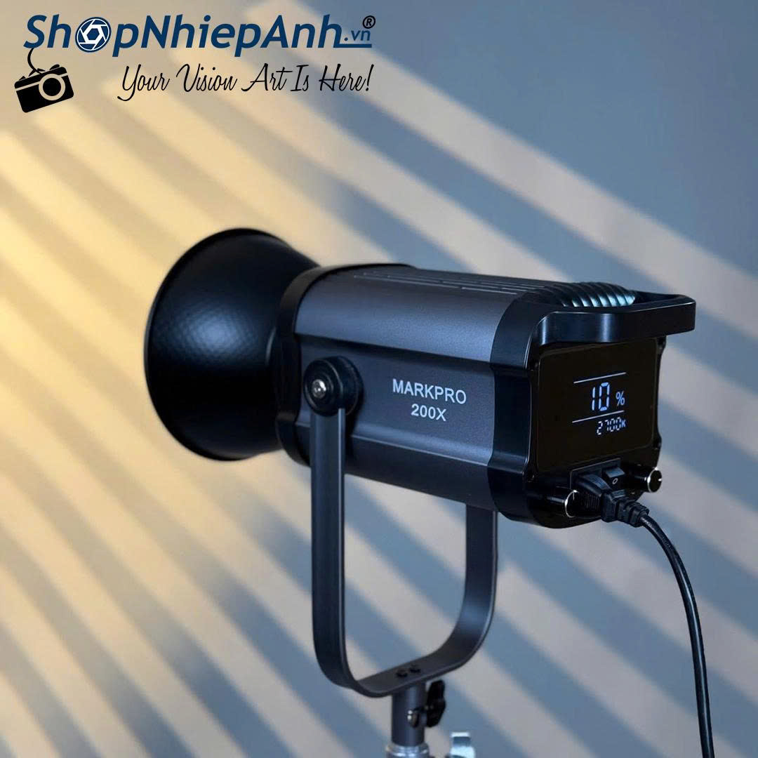 thumbnail Combo 1 cây đèn Led MARKPRO 200X 200W 2700K-6500K softbox Godox 60x90 cm - 0