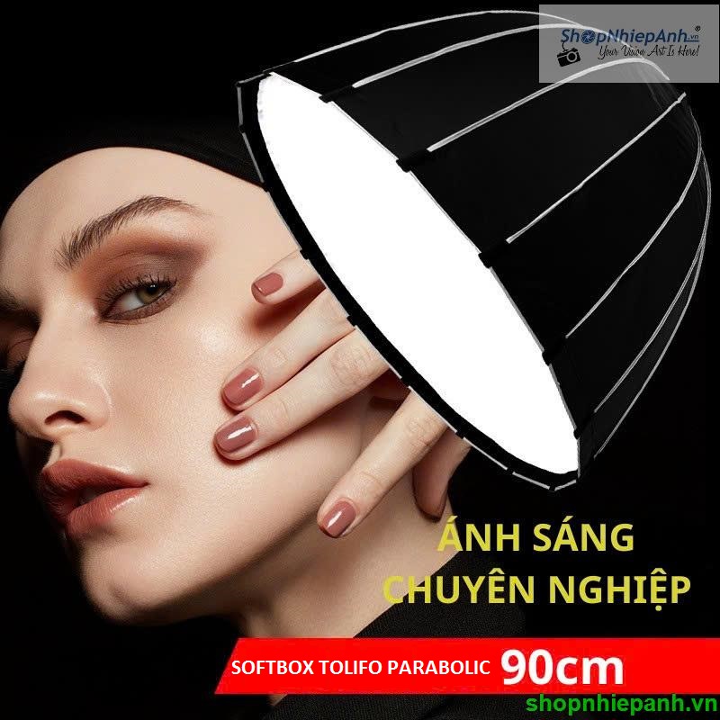 thumbnail Combo 2 cây đèn Yongeer H-550B 1060W Softbox Tolifo Parabolic 90cm trọn gói - 11