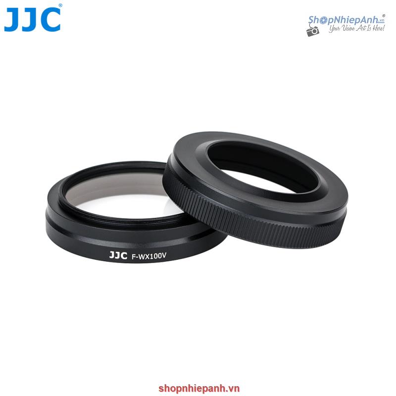 thumbnail Combo kit JJC F-WX100V Filter và Hood for Fujiflm X100V, X100F, X100T, X100S, X100 (Black) - 1