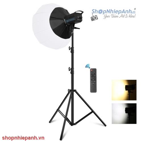 thumbnail Combo Kit LED Bediro BD400-S 100w softbox lantern remote (không đổ bóng) - 3