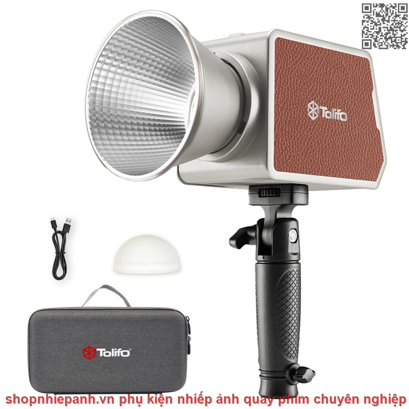 Đèn Led Tolifo PL-100B Bi color 100W (combo túi) type C PD 4500mah 12FX