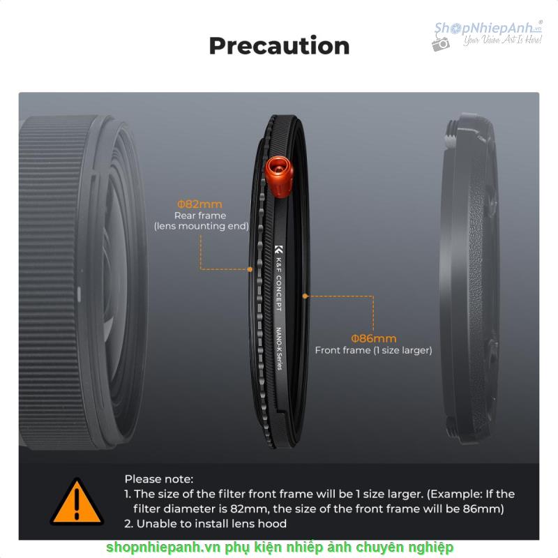 thumbnail Filter K&F concept 3in1 Nano-X ND2-32 + CPL +Black Mist Diffusion 1/4 + CPL Multi-Layer Coatings Japanese AGC Glass 52mm (KF01.2921V2) - 5