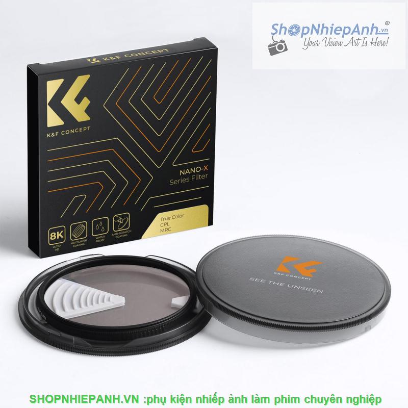 thumbnail Filter K&F concept TRUE COLOR CPL MRC Nano-X 46MM chống nước chống trầy AGC Japanese glass - 6