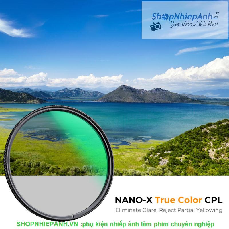 thumbnail Filter K&F concept TRUE COLOR CPL MRC Nano-X 58MM chống nước chống trầy AGC Japanese glass - 0
