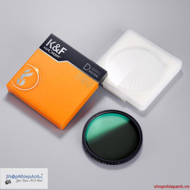 thumbnail Filter K&F concept Variable ND3-ND1000 55MM (1.5-10 Stops) 55MM 24 Multi-Layer Coatings Japanese AGC Glass KF01.1832 - 5