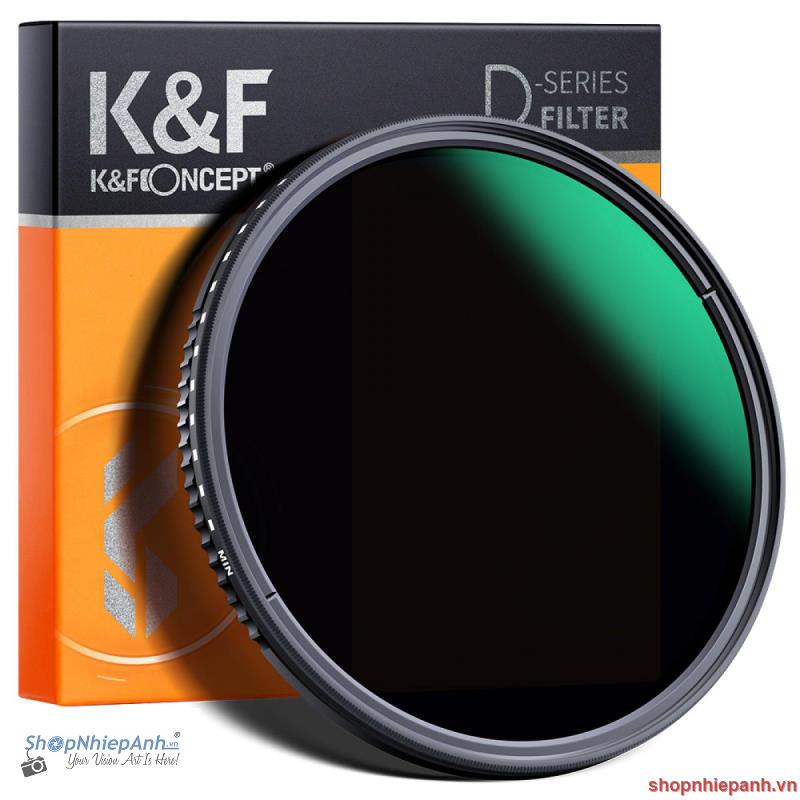 thumbnail Filter K&F concept Variable ND3-ND1000 55MM (1.5-10 Stops) 55MM 24 Multi-Layer Coatings Japanese AGC Glass KF01.1832
