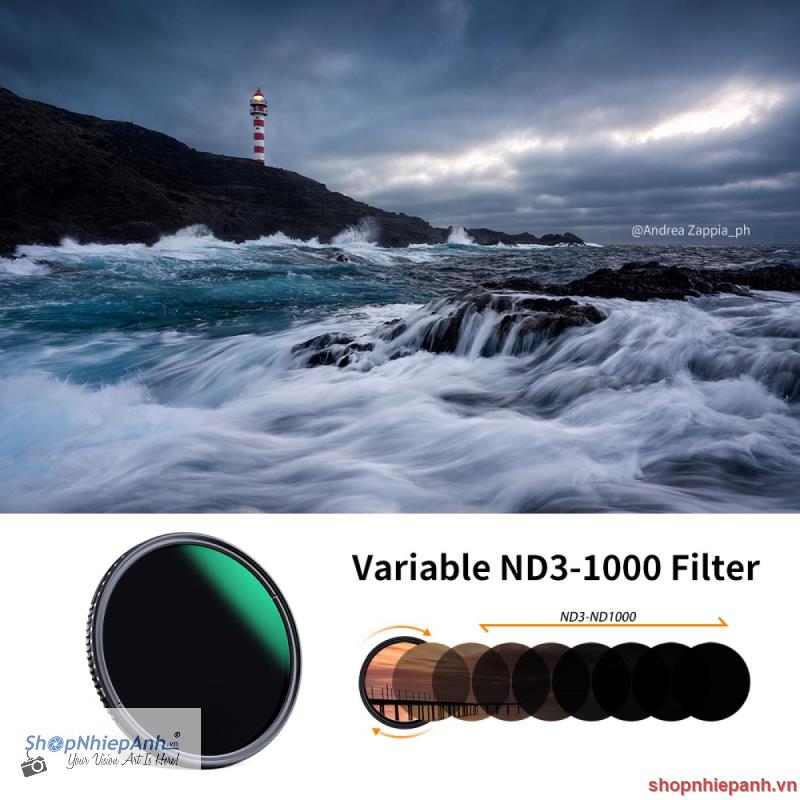 thumbnail Filter K&F concept Variable ND3-ND1000 67MM (1.5-10 Stops) 24 Multi-Layer Coatings Japanese AGC Glass KF01.1835 - 0
