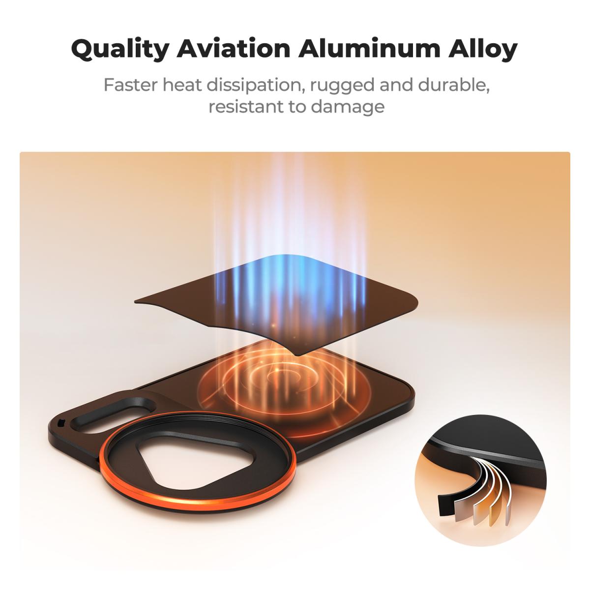 thumbnail Filter Mount Adapter size 58mm K&F concept magnetic for Iphone 17 Pro (kf15.0019) - 5