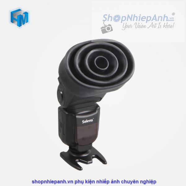 thumbnail Gom sáng Selens Snoot Magnetic Conical Flash Modifier - 1