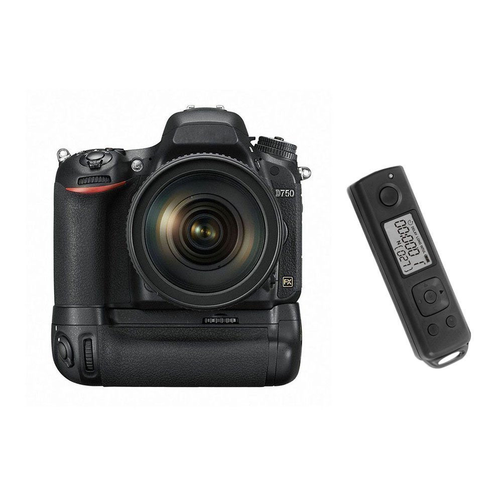 Grip Meike for Nikon D750 with 2.4G remote wireless timer