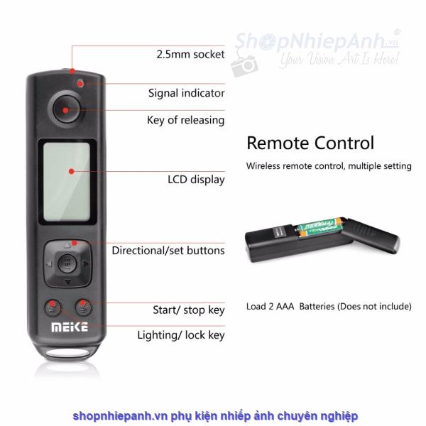 thumbnail Grip Meike X-T2 PRO for fujifilm X-T2 wireless remote control - 5