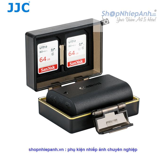 Hộp đựng thẻ và pin máy ảnh JJC BC-UN2