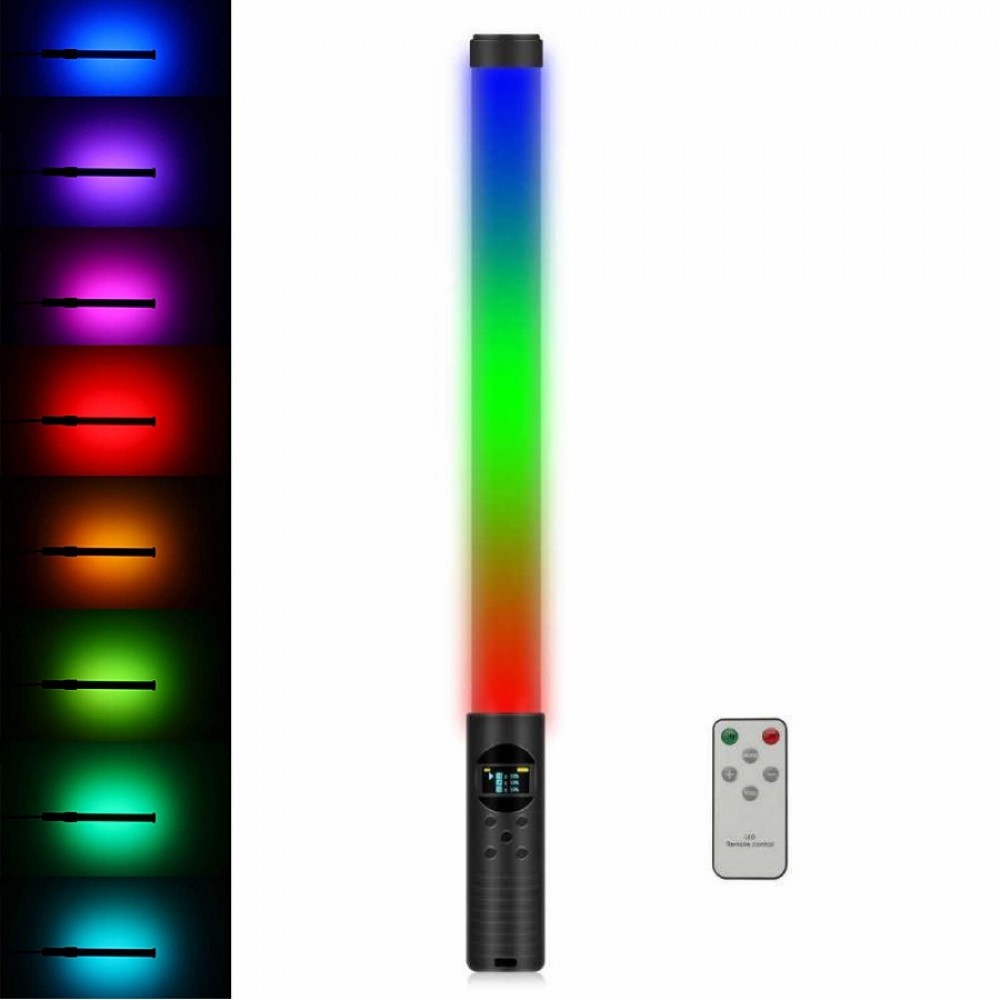 thumbnail Led RGB light stick kèm remote từ xa (thiết bị hỗ trợ quay tiktok  ) - 2