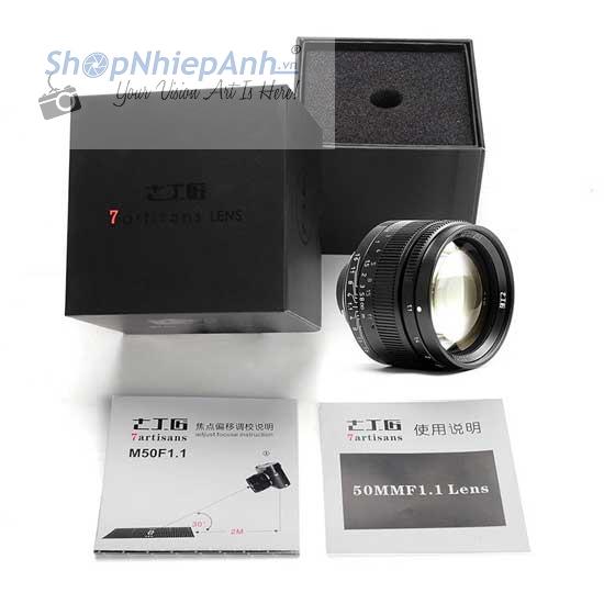 thumbnail Lens 7ARTISANS 50mm F1.1 for Canon Mirrorless - 4