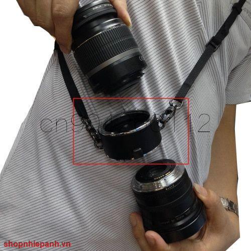thumbnail lens holder for Canon-Khung gắn 2 lens tiện lợi - 5