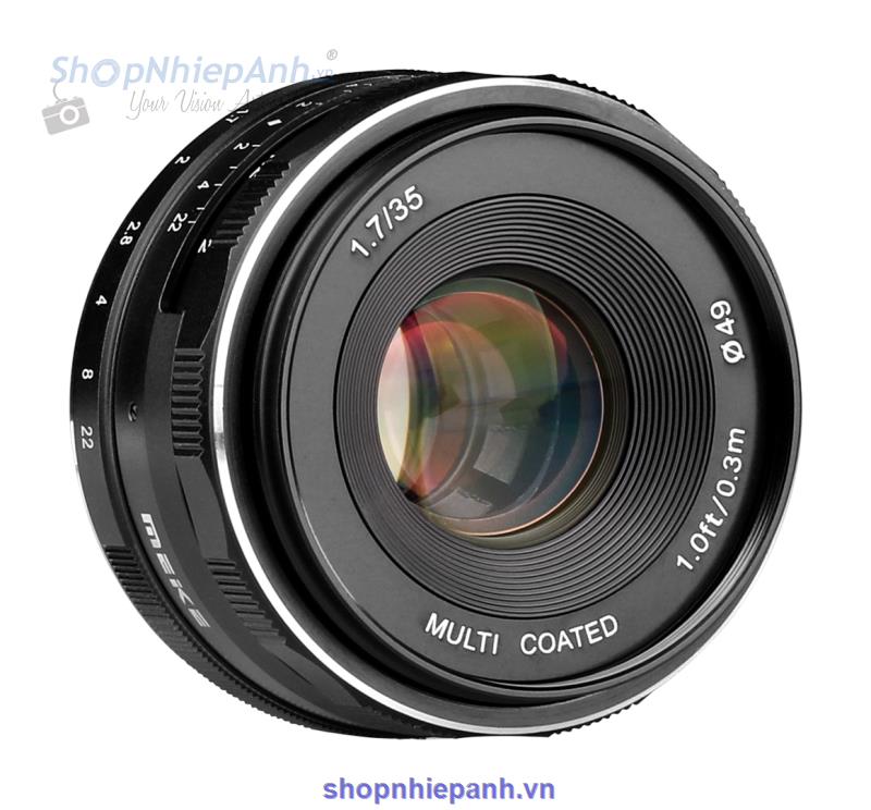 Lens Meike 35F1.7 manual focus for Olympus Panasonic M4/3
