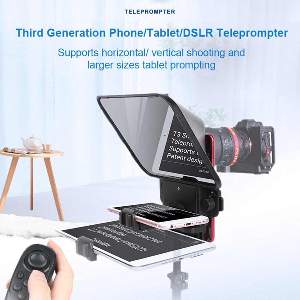 Máy nhắc chữ teleprompter Bestview T3 Smartphone Tablet Camera DLSR