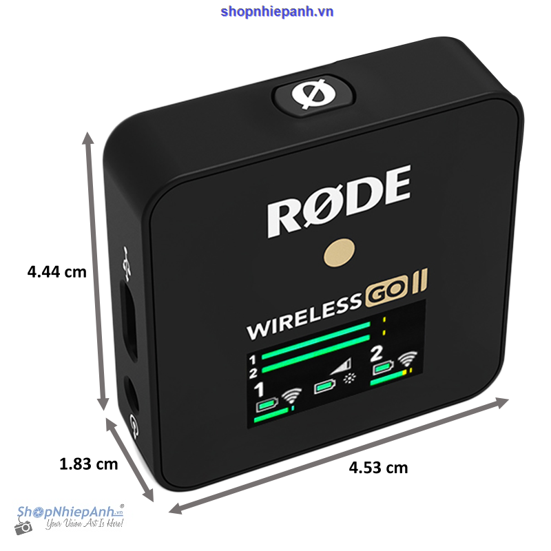 thumbnail Micro không dây Rode wireless Go II bản đơn (hàng chính hãng check code) - 1