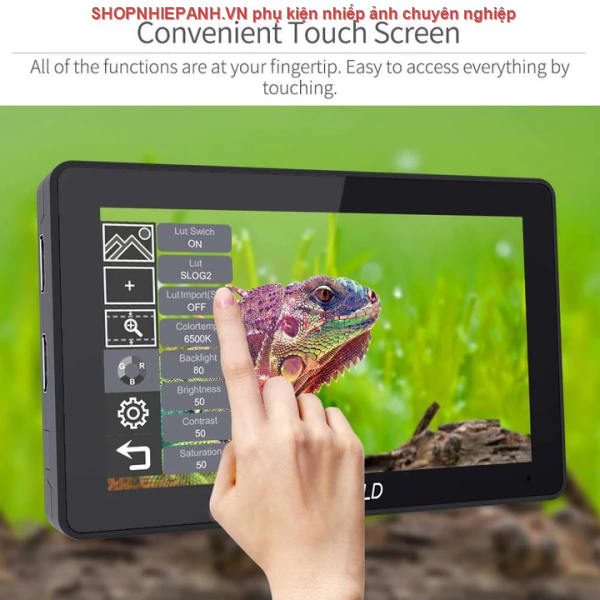 thumbnail Monitor FeelWorld F6 Plus 6in Touch V2 (phiên bản mới type C) - 1