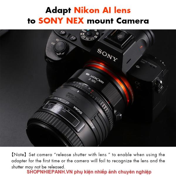 thumbnail Mount K&F Concept Nik-E Pro (Nikon-Nex) - 5