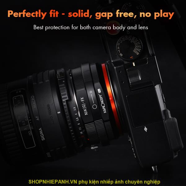 thumbnail mount K&F Concept Nik(G)-FX PRO (Nikon G-FX) - 5