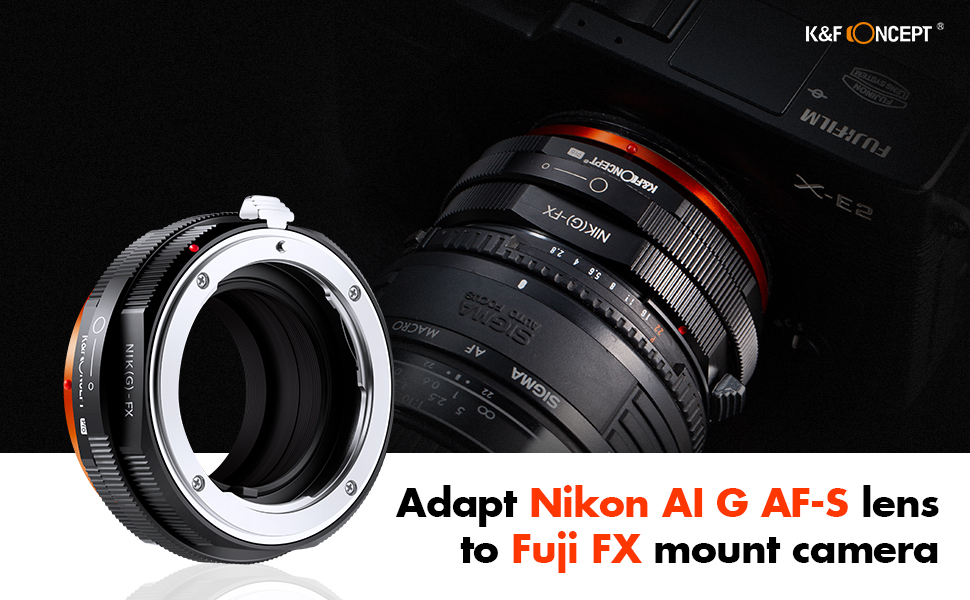 thumbnail mount K&F Concept Nik(G)-FX PRO (Nikon G-FX) - 3