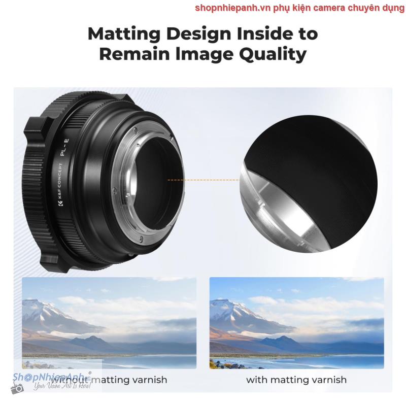 thumbnail Mount K&F Concept PL-E (Sony E mount) - 6