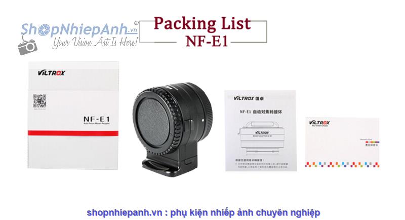 thumbnail Mount Viltrox Nikon-Nex Auto Focus NF-E1 - 4