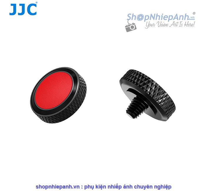 thumbnail Nút bấm kim loại cao cấp JJC SRB series đen đỏ - 0
