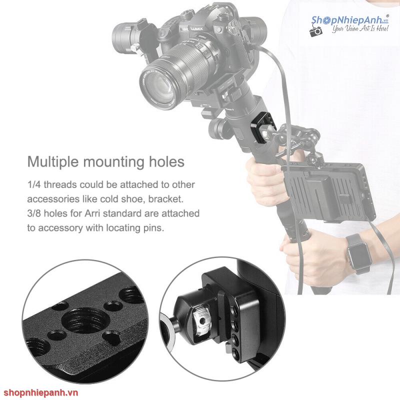 thumbnail Puluz mounting plate for  DJI RONIN-S/SC/RS 2/RSC 2/ RS 3 / RS 3 PRO - 1