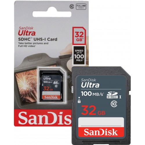thumbnail SDHC Sandisk 32GB Ultra Class 10 (100mb/s) - 0