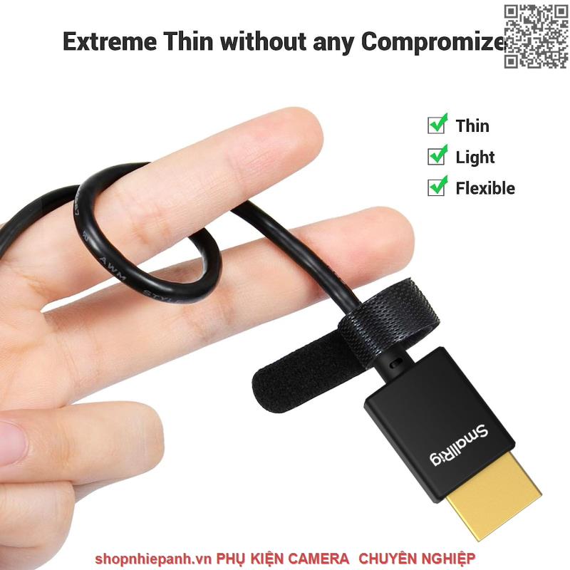 Smallrig Ultra-Slim 4K HDMI Data Cable (A to A) (100cm) 4794