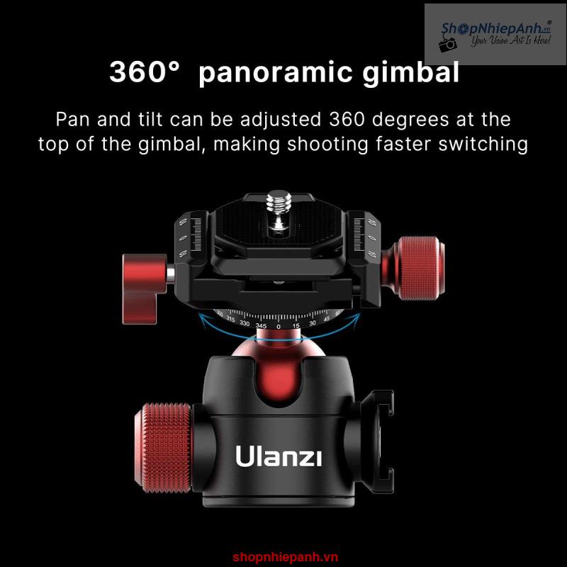 thumbnail Ulanzi U-70 Mini panorama vlog Ball Head Dual 360 - 2