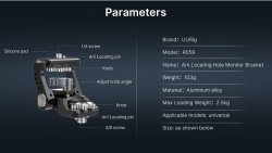 thumbnail Ốc bắt monitor Ulanzi R059 chuẩn Arri - 6