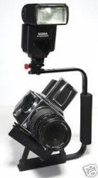 thumbnail Bracket 900 gắn flash và body - 0