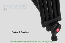 thumbnail Tripod JieYang 0508A for Video camera Tripod JieYang 0508A for Video camera (mã mới 0606A đầu dầu to) - 3