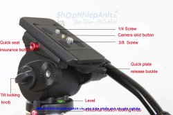 thumbnail Ball Head JieYang 0508H bowel fluid - 6