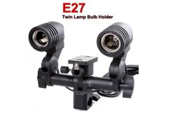 thumbnail Bracket gắn dù và đuôi đèn đôi e27