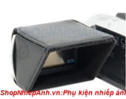 thumbnail LCD hood for camera 3.5in (leather) - 0