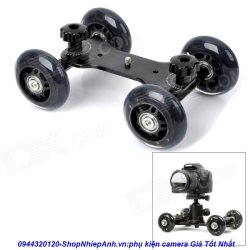 thumbnail Dolly 4 bánh xe có bạc đạn size mini