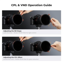 thumbnail 82mm Magnetic Filter Kit 5in1 CPL + ND2-32 + Black Mist 1/4 Filter Set + Magnetic Adapter Ring & Lens Cap 28-Layer Coated HD Optical Glass for Camera Lens - Nano-X Series (sku.2500) - 5