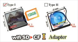 thumbnail adapter SD to CF type I - 0