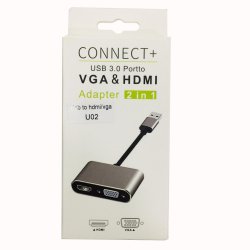 thumbnail Adapter USB 3.0 to HDMI VGA U02 - 1