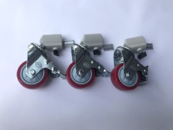 thumbnail BÁNH XE CHÂN ĐÈN PT25 CÓ LOCK KHÓA