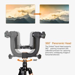 thumbnail BallHead Gimbal Head Q45 - 3