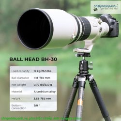 thumbnail Ballhead K&F concept BH-30 anodized - 0